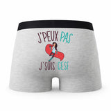 Caleçon Cesf - Humour Boxer Gris Idée Cadeau Passion