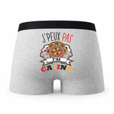 Caleçon Casino - Humour Boxer Gris Idée Cadeau Passion