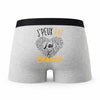 Caleçon Chorale - Humour Boxer Gris Idée Cadeau Passion