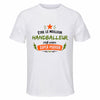 Maillot de Sport Homme Meilleur Handballeur Super Pouvoir Cadeau Anniversaire Noël Fête des Pères T-Shirt Respirant Polyester