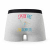 Caleçon Trompette Kopia - Humour Boxer Gris Idée Cadeau Passion