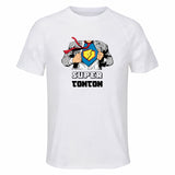 Maillot de Sport Homme Super Tonton - T-Shirt Respirant Polyester Manches Courtes - Cadeau Sportif Anniversaire Noël Fête des Pères