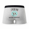 Caleçon Natation Synchronisee - Humour Boxer Gris Idée Cadeau Passion