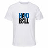 Maillot de Sport Homme Handball Minimaliste - T-Shirt Respirant Polyester Manches Courtes - Cadeau Sportif Anniversaire Noël Fête des Pères