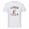 Maillot de Sport Homme Herisson C'est La Vie - T-Shirt Respirant Polyester Manches Courtes - Cadeau Sportif Anniversaire Noël Fête des Pères