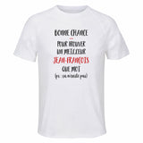 Maillot de Sport Homme pour Jean-Francois Ca n'existe Pas Homme - T-Shirt Respirant Polyester Manches Courtes - Cadeau Sportif Anniversaire Noël Fête des Pères