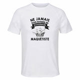 Maillot de Sport Homme Maquetiste Sexagenaire - T-Shirt Respirant Polyester Manches Courtes - Cadeau Sportif Anniversaire Noël Fête des Pères