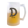 Verre à Bière David Lettre Viking | Chope de Bière Pinte | Idée Cadeau Prénom Motard Jeux de Rôle Vidéo Anniversaire Papa Collègue Départ Retraite Noël