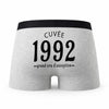 Caleçon Millésime 1992 - Humour Boxer Gris Idée Cadeau Anniversaire