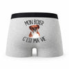 Caleçon Boxer - Humour Boxer Gris Passion Idée Cadeau