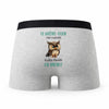 Caleçon Ce Maitre-Chien Le Plus Chouette - Humour Boxer Gris Idée Cadeau