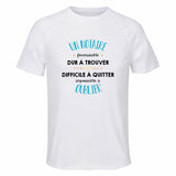 Maillot de Sport Homme pour Un Notaire Formidable Blanc - T-Shirt Respirant Polyester Manches Courtes - Cadeau Sportif Anniversaire Noël Fête des Pères