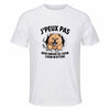 Maillot de Sport Homme Chow Chow J'peux Pas - T-Shirt Respirant Polyester Manches Courtes - Cadeau Sportif Anniversaire Noël Fête des Pères