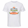 Maillot de Sport Homme Meilleur Tatoueur Super Pouvoir Cadeau Anniversaire Noël Fête des Pères T-Shirt Respirant Polyester