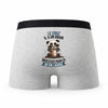 Caleçon Le Couz Panda Grain - Humour Boxer Gris Idée Cadeau