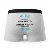 Caleçon Un Guide Formidable - Humour Boxer Gris Idée Cadeau