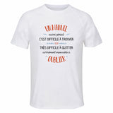 Maillot de Sport Homme pour Un Manuel Aussi Genial - T-Shirt Respirant Polyester Manches Courtes - Cadeau Sportif Anniversaire Noël Fête des Pères
