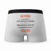Caleçon Un Marin Aussi Génial - Humour Boxer Gris Idée Cadeau