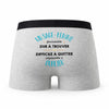 Caleçon Un Sage-Femme Formidable - Humour Boxer Gris Idée Cadeau