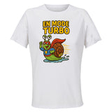Maillot de Sport Femme en Mode Turbo - T-Shirt Respirant Polyester Manches Courtes - Cadeau Sportive Anniversaire Noël Fête des Mères