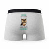 Caleçon Louison la Plus Chouette - Humour Boxer Gris Idée Cadeau