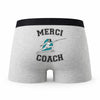 Caleçon Escrime - Humour Boxer Gris Idée Cadeau