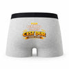 Caleçon pour Bertrand C'est Dur - Humour Boxer Gris Idée Cadeau Anniversaire