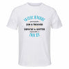 Maillot de Sport Homme pour Un Clerc De Notaire Formidable Blanc - T-Shirt Respirant Polyester Manches Courtes - Cadeau Sportif Anniversaire Noël Fête des Pères