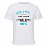 Maillot de Sport Homme pour Un Clerc De Notaire Formidable Blanc - T-Shirt Respirant Polyester Manches Courtes - Cadeau Sportif Anniversaire Noël Fête des Pères