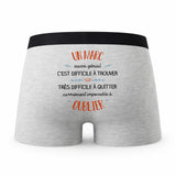 Caleçon Un Marc Aussi Génial - Humour Boxer Gris Idée Cadeau