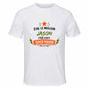 Maillot de Sport Homme Meilleur Jason Super Pouvoir Cadeau Anniversaire Noël Fête des Pères T-Shirt Respirant Polyester