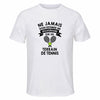 Maillot de Sport Homme Tennis Sexagenaire - T-Shirt Respirant Polyester Manches Courtes - Cadeau Sportif Anniversaire Noël Fête des Pères