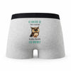 Caleçon Ce Maitre De Stage Le Plus Chouette - Humour Boxer Gris Idée Cadeau