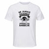 Maillot de Sport Homme Barbecue Quinquagenaire - T-Shirt Respirant Polyester Manches Courtes - Cadeau Sportif Anniversaire Noël Fête des Pères