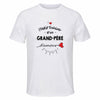 Maillot de Sport Homme Grand-Pere Damour - T-Shirt Respirant Polyester Manches Courtes - Cadeau Sportif Anniversaire Noël Fête des Pères