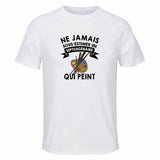 Maillot de Sport Homme Peinture Septuagenaire - T-Shirt Respirant Polyester Manches Courtes - Cadeau Sportif Anniversaire Noël Fête des Pères