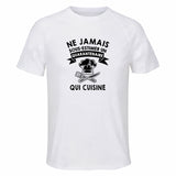Maillot de Sport Homme Cuisine Quarantenaire - T-Shirt Respirant Polyester Manches Courtes - Cadeau Sportif Anniversaire Noël Fête des Pères