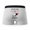 Caleçon Patinage 2 - Humour Boxer Gris Idée Cadeau Passion