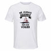 Maillot de Sport Homme Voilier Octogenaire - T-Shirt Respirant Polyester Manches Courtes - Cadeau Sportif Anniversaire Noël Fête des Pères