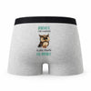 Caleçon Benedicte la Plus Chouette - Humour Boxer Gris Idée Cadeau