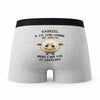Caleçon Gabriel Agneau - Humour Boxer Gris Idée Cadeau