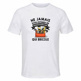 Maillot de Sport Homme Bricolage Quinquagenaire - T-Shirt Respirant Polyester Manches Courtes - Cadeau Sportif Anniversaire Noël Fête des Pères