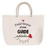 Sac Fête des Mères Mamie Famille Idée Cadeau anniversaire Noël Travail Boulot Métier Départ Retraite Collègue Femme cabas shopping plage