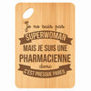 Planche bambou gravée personnalisée femme idée cadeau Fête des Mères apéro 30×20 prénom cuisine plateau fromage anniversaire noel maman mamie