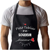 Cadeau Cuisinier cuisinière mère maman papa père mamie papi Vêtement Blouse de protection Barbecue Jardinage Tablier de Travail Tâches ménagères 
