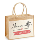Sac Fête des Mères Mamie MAman Soeur Femme Famille Idée Cadeau anniversaire Noël Travail Boulot Métier Départ Retraite Collègue Femme cabas shopping plage
