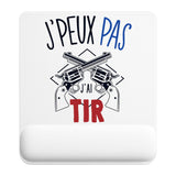 Tapis de souris ergonomique avec repose-poignet, accessoire bureau pour femme et homme, fête des pères, cadeau pas cher, idée cadeau fête des mères, secret santa, départ à la retraite, télétravail et gaming