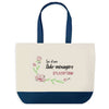 Sac de shopping bleu Aide-Ménagère d'exception