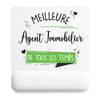 Tapis de souris ergonomique avec repose-poignet, accessoire bureau pour femme et homme, fête des pères, cadeau pas cher, idée cadeau fête des mères, secret santa, départ à la retraite, télétravail et gaming