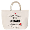 Sac Fête des Mères Mamie Famille Idée Cadeau anniversaire Noël Travail Boulot Métier Départ Retraite Collègue Femme cabas shopping plage